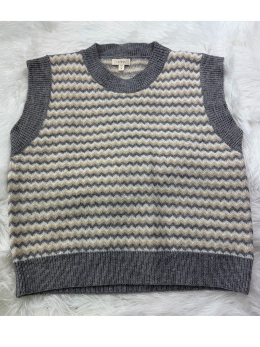 Debut Knit Sweater Vest